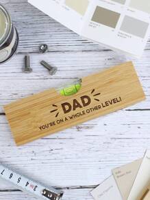 Abridor de botellas personalizado 2 en 1 y nivel de madera - Grabado personalizado "Te amo talla grande allá de toda medida" - Regalo único para el Día del Padre, regalo de cumpleaños para él, regalo del Día de San Valentín - Regalo para novio, regalo de aniversario, regalo para padrinos de boda, regalo de jubilación - Herramienta abrebotellas de madera rústica y metal para papá, esposo, abuelo - Regalo divertido y práctico para la cueva del hombre, multifuncional, regalos ideales para ella, novio, papá, novia, mamá, familia, amigos, sala de té, hogar, jardín, oficina