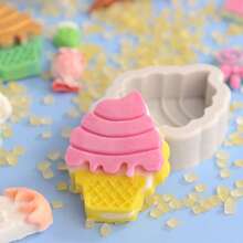 Ice Cream/Popsicle Silicone Mold, Cake Decorating Tools For Fondant, Chocolate, Candy, Cake Topper Accessories - Beige - View 8