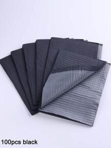 Disposable Pink Nail Art Table Mat 3 Lays Waterproof Clean Paper Foldable Multifunction Beauty Tattoo Dental Drapes Waterproof Tablecloth Cleaning Manicure Napkins Manicure Supplies