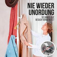 Bondelia Lisa Kleiderständer | Teleskop Kleiderstange ohne Bohren [STECKBAR] Coat Rack Offener Kleiderschrank System - verschiedene Varianten zur Wahl - Mehrfarbig - Übersicht 7