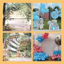 1 soporte circular de fondo dorado, kit de marco circular de metal para arco de globos de boda, disponible en múltiples tamaños de dorado y blanco, adecuado para bodas, Día de San Valentín, aniversarios, fiestas de cumpleaños, decoraciones de fotografía de graduación y fondos fotográficos
