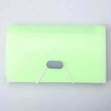 1/3 Stücke A6 Größe wasserfeste Akkordeonmappe mit 13 Fächern, Material aus PP Kunststoff, in den Farben blau/grün/pink/lila erhältlich, geeignet für Zuhause/Büro/Besprechungen/Bibliothek/Schule, praktischer Dokumentenorganizer