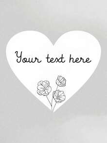 Customized Wedding Tags, Heart-Shaped Personalized Gift Labels, Customized Thank-You Gift Tags (Without Ropes), Suitable For Weddings, Party Gifts, Handicrafts, Christmas, And Gift Packaging - Multicolor - View 37