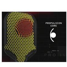 مضرب بكل لاعب بن جونز محترف بيرسيوس الرابع من ألياف الكربون الفاخرة ذات لب جيل 4 بمقاس 16 مم للدفع - متعدد الألوان - مشاهدة 3