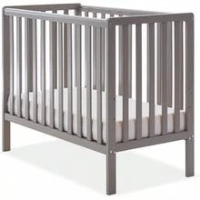 Obaby Bantam Space Saver Cot, White - Taupe Grey - View 6