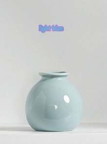 1 Peça Mini, Vaso de Boca Larga, Vaso de Cerâmica, Vaso de Flor Decorações de Mesa Coloridas, Vasos Criativos para Plantas e Flores, Flores Artificiais para Quarto, Flores Secas Decorativas, Estilo Dopamina, Decorações de Mesa, Decorações para Casa, Adereços para Fotos, Adequado para Quarto, Entrada, Decoração de Feriado, Presente do Dia dos Namorados