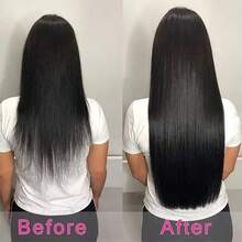 Extensions de cheveux humains - Natural Black - Voir 10