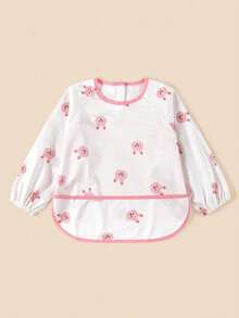 Infant Long Sleeve Bib, Baby Feeding & Painting Protective Smock - Multicolor - View 9