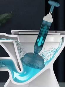 Toilet Plunger Suction Cup Toilet Cleaners Clogging Remover Drain Tools - Multicolor - View 3