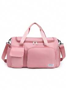 Borsa sportiva da palestra con scompartimento per le scarpe e tasche per riporre cose bagnate e asciutte, borsa a spalla casual per uomo e donna per allenamento, fitness, yoga, pilates, spiaggia, weekend, bagaglio a mano da viaggio