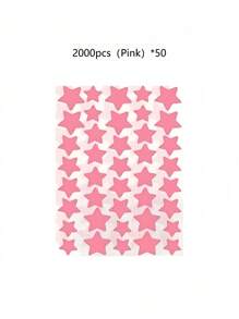 1120/840/560/280 Pcs Star Stickers, Back To School,Halloween & Christmas Decoration Stickers, Colorful Five-Pointed Star Stickers For Party, Holiday Photo Decoration, Face Decor Stickers (1 Sheet Per Color), For Decoration Only (Not For Makeup)2000/1400/160/80/40
