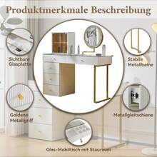 Leder Tablett Organizer - Für Schminktisch & Nachttisch