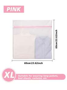 1pc Mesh Laundry Bags, Suitable For Delicate Clothes, Washing Machine Laundry Bag, Travel Storage Organizer Bag, Washing Machine Dedicated Wash Bag, Anti-Deformation Clothing Wash Bag, Suitable For Underwear, Bras, Socks, Travel Storage Decor, Room Decor, Decorations, Decorations, Decor, Storage, Organizer Dress Pants Shoes Jeans Boots Skirt,Spring,Minimalist,Summer Tops