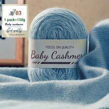 3pcs/Pack 50g/Pc Cashmere Yarn For Hand Knitting Warm Sweater, Scarf, Cardigan, Shawl