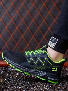 Unisex Comfortable Safety Shoes, Steel Toe Anti-Crush Anti-Puncture Work Shoes, Lightweight Breathable Construction Protective Shoes, Men & Women Industrial Safety Sneakers, Suitable For All Seasons