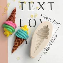 Ice Cream/Popsicle Silicone Mold, Cake Decorating Tools For Fondant, Chocolate, Candy, Cake Topper Accessories - Beige - View 13