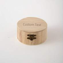 Custom Personalized Engraved Wooden Keepsake Box - Memory Chest For Weddings, Rustic Memento Box, Perfect For Photos & Sentimental Keepsakes,Chic Autumn - Multicolor - View 2