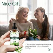 Hllozzi 30ml/100ml Multi-Sized Tea Tree Essential Oil, Long-Lasting Fragrance, Create Ambience, Portable, Suitable For Body, Hands, Face, Can Be Used With Aroma Diffuser/Diffuser Sticks/Diffuser Stones, Suitable For Home, Car, Travel, Outdoor, Ideal Gift For Holidays - Tea Tree Oil - View 6