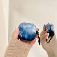 Galaxy Buds 艺术保护壳，星空森林油画设计，适用于 Buds 2/Pro/Pro 2/Live/FE，防刮防滑