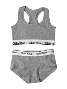 1 Character Mother Crazy Field Clothing For Clothing For The Four Seasons - 灰色 - 查看 8