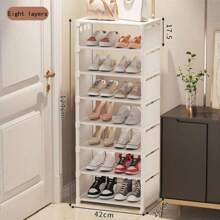 1pc Simple Dust-Proof Shoe Rack, Multi-Tier Economical Home & Dorm Storage, Large Capacity Space-Saving, Assemble For Entryway