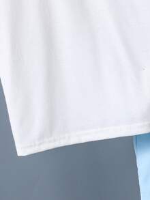 Tween Boys Palm Tree Printed Short Sleeve T-Shirt And Shorts Summer Outfit