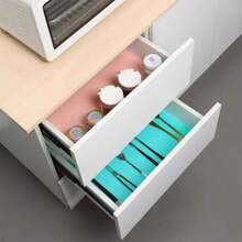 2pcs Multi-Color Fridge Anti-Freeze Mats, Waterproof, Oil-Proof, Anti-Slip Placemats For Dining Table, Home Dust-Proof, Shock-Absorbent Pads For Shelves, Cabinets, Drawers, Suitable For Refrigerators, Cupboards, Shelves, Glass Boards ,Dehumidifier For Home