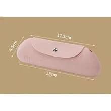 Newest Waterproof And Dirt-Resistant Fashionable Minimalist Convenient Silicone Cosmetic Storage Bag, Makeup Brush Holder, Travel Makeup Pouch, Eyeglasses Case, Coin Purse, Flight Attendant Cosmetic Bag, Office Worker Makeup Bag Graduation - Multicolor - View 7