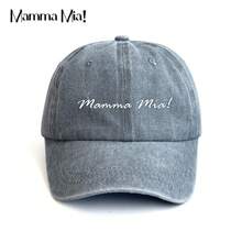 1pc Washed Soft Crown Graphic Letter (Mamma Mia!) Baseball Cap, Breathable Versatile Fashionable Casual/Holiday Wear - Multicolor - View 9
