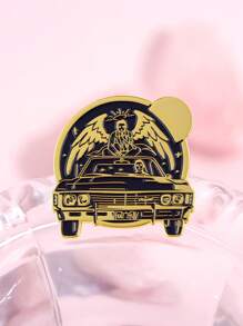 1 pièce Broche fantaisie pour enfant de série télévisée, épingle de revers pour sac à dos, épingle en émail cool, badge pour serviette, décoration de bijoux