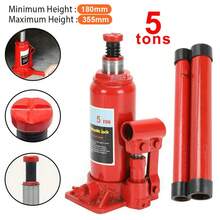 NetHong 5 Ton Bottle Jack Heavy Duty Hydraulic Lifting Ram Car Van Boat Truck Caravan