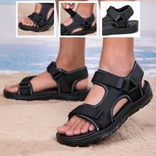 Nouveaux sandales décontractées d'été pour hommes, chaussures de plage légères et respirantes en EVA, style mode large