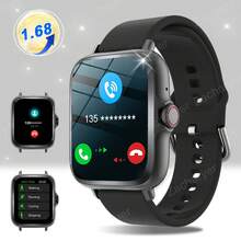 Smartwatch, Wireless Call/Dial, Multiple App Reminders, Unisex, Sports Watch, Customizable Wallpaper, Holiday & Birthday Gift - Black - View 14