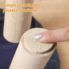 72/144-Piece Furniture Felt Pad Set /Chair Leg Floor Protectors- Non-Slip Chair Leg Pads To Protect Hardwood Floors, Metal Finish Furniture And Floor Protector Pads - Neutral Beige And Brown Multiple Sizes