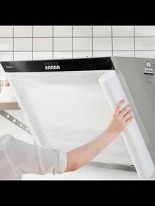 Set Of 12 White Household Hood Filters And Absorbers, Greaseproof Oven Hoods, Kitchen Greaseproof Stickers (45 X 43 Cm/Pc), Also Available In 500 Cm/Roll Extension And 1000 Cm/Roll Extra-Long Version For All Hood Sizes. - Multicolor - View 12