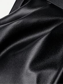 Túi xách cầm tay đính đinh tán tối giản đa năng thời trang mới, thiết kế độc đáo, phong cách retro punk cao cấp, kiểu dáng phổ biến, túi xách nữ màu đen đi làm và mua sắm, ví Halloween, hoàn hảo cho nhiều bữa tiệc, thời trang Halloween và thời trang Gothic. - màu đen - Xem 7