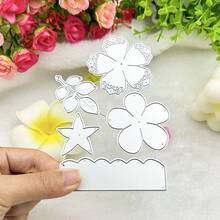 1pc Metal Cutting Dies - Elegant Rose And Butterfly Design, Suitable For Scrapbooking, Cardmaking And Craft Projects - Silver - View 2