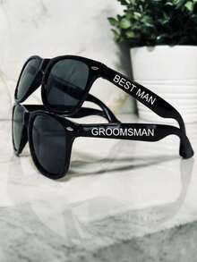 Custom Bachelorette Party Fashion Glasses - Personalized Black Square Frame White Lenses, Perfect For Bride And Team Bridal Celebrations, Bachelorette Party Fashion Glasses Set, Bride Fashion Glasses, Baby Fashion Glasses, Bachelorette Party Gifts, Bridesmaid Fashion Glasses, Bridal Glasses Gifts, ,Colorful,Cute,Adorable,Funny,Kawaii,Y2K,Stylish,Unisex,Casual,Custom,Personalized,Unique,Customized,Ideal Gifts For Him,Ideal Gifts For Her,Her,Boyfriend,Girlfriend,Family,Friends,Vacay Vibe Au