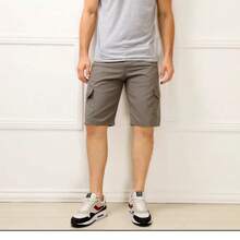 Fashion Modas Bermuda Twill Colored Jeans Premium Men's Various Colors 6 Pockets - Dark Grey - View 4