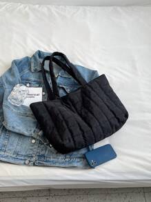 Ultra-Lightweight High-Capacity Quilted Tote Bag