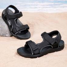 Nouveaux sandales décontractées d'été pour hommes, chaussures de plage légères et respirantes en EVA, style mode large