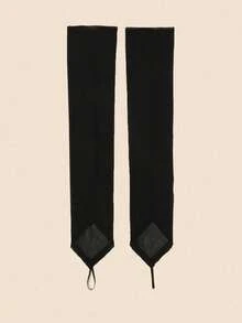 1 双新款时尚透明网眼露指蕾丝长手套，轻便透气，适合婚礼、派对、防晒