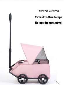1 Stück kleiner Haustier-Kinderwagen, Hund Katze Tragetasche Kinderwagen, leicht und faltbar für den Außenbereich