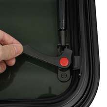 YUNRUX 70x30cm Caravan Vent Window RV Window Side Window Insect Screen