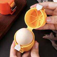 1pc Easy Clean Eggshell Separator - Quick Peel & Yolk Splitter, Essential For Kitchen Baking - Multicolor - View 1