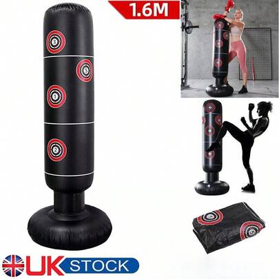 Sport Heavy Duty Free Standing Boxing Punch Bag Kick Art For UFC Training