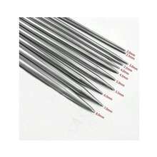 2-8mm Stainless Steel Circular Knitting Needles Crochet Needles For Knitting DIY Weaving Pins Craft Tools Length 40-120cm