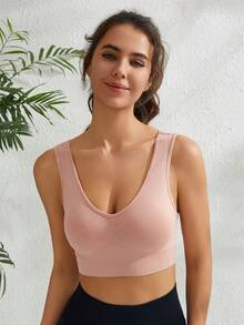 3pcs/Set Women Seamless Wireless Soft Comfort Bralette Set, Multicolor - Multicolor - View 3