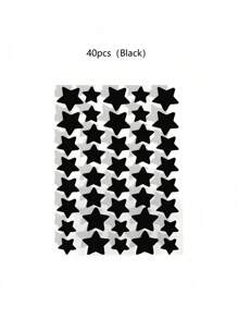 1120/840/560/280 Pcs Star Stickers, Back To School,Halloween & Christmas Decoration Stickers, Colorful Five-Pointed Star Stickers For Party, Holiday Photo Decoration, Face Decor Stickers (1 Sheet Per Color), For Decoration Only (Not For Makeup)2000/1400/160/80/40