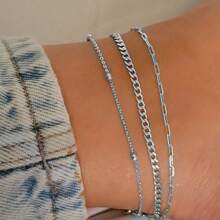 Pulseiras de tornozelo douradas/prateadas para mulheres, tornozeleiras douradas para mulheres, conjunto de tornozeleiras de strass com corrente brilhante à prova d'água, pulseiras de tornozeleira em camadas empilháveis para mulheres, joias douradas de praia, presente